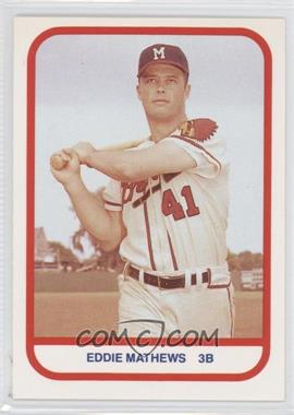 1987 TCMA Baseball's Greatest Teams 1957 Milwaukee Braves - [Base] #2-1957 - Eddie Mathews