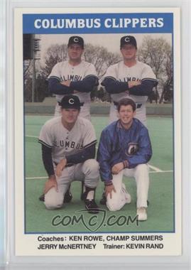 1987 TCMA/CMC International League - [Base] #74 - Champ Summers, Ken Rowe, Jerry McNertney, Kevin Rand [EX to NM]