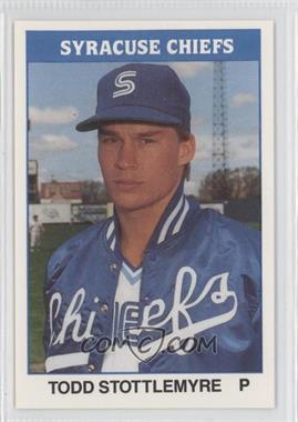 1987 TCMA/CMC International League - [Base] #8 - Todd Stottlemyre