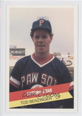 1987 TCMA/CMC International League All-Stars/Future Stars - [Base] #1987-20 - Todd Benzinger (Name Misspelled Tod)