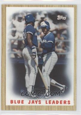 1987 Topps - [Base] - Tiffany #106 - Team Leaders - Toronto Blue Jays Team