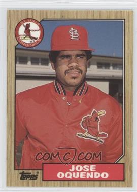 1987 Topps - [Base] - Tiffany #133 - Jose Oquendo