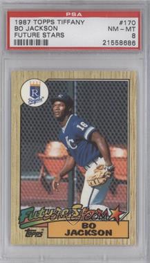 1987 Topps - [Base] - Tiffany #170 - Future Stars - Bo Jackson [PSA 8 NM‑MT]