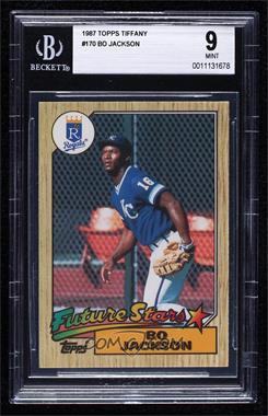 1987 Topps - [Base] - Tiffany #170 - Future Stars - Bo Jackson [BGS 9 MINT]