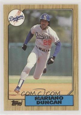 1987 Topps - [Base] - Tiffany #199 - Mariano Duncan