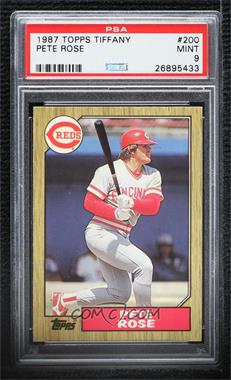 1987 Topps - [Base] - Tiffany #200 - Pete Rose [PSA 9 MINT]