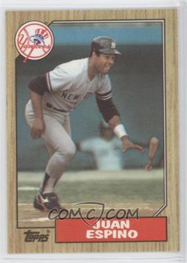 1987 Topps - [Base] - Tiffany #239 - Juan Espino