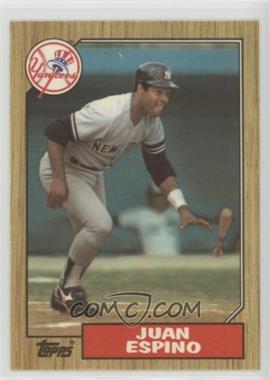 1987 Topps - [Base] - Tiffany #239 - Juan Espino