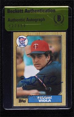 1987 Topps - [Base] - Tiffany #310 - Frank Viola [BAS Authentic]