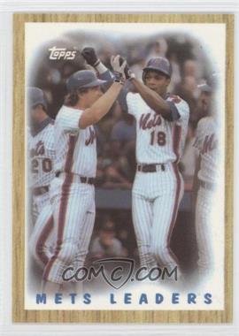 1987 Topps - [Base] - Tiffany #331 - Team Leaders - Gary Carter, Darryl Strawberry