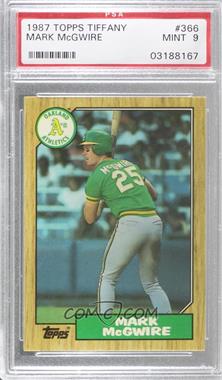 1987 Topps - [Base] - Tiffany #366 - Mark McGwire [PSA 9 MINT]