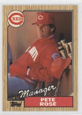 1987 Topps - [Base] - Tiffany #393 - Pete Rose