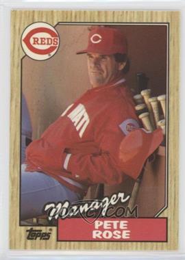 1987 Topps - [Base] - Tiffany #393 - Pete Rose