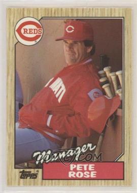 1987 Topps - [Base] - Tiffany #393 - Pete Rose