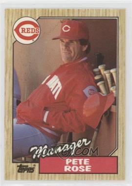 1987 Topps - [Base] - Tiffany #393 - Pete Rose