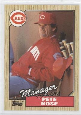 1987 Topps - [Base] - Tiffany #393 - Pete Rose