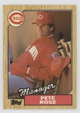 1987 Topps - [Base] - Tiffany #393 - Pete Rose