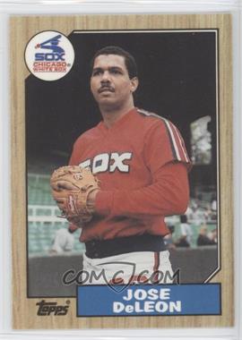 1987 Topps - [Base] - Tiffany #421 - Jose DeLeon