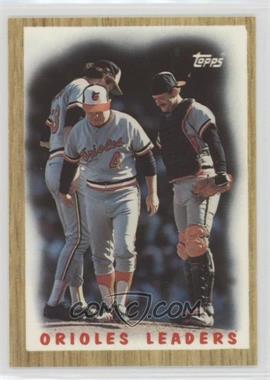 1987 Topps - [Base] - Tiffany #506 - Team Leaders - Baltimore Orioles