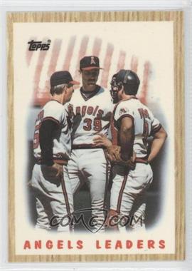 1987 Topps - [Base] - Tiffany #556 - Team Leaders - California Angels