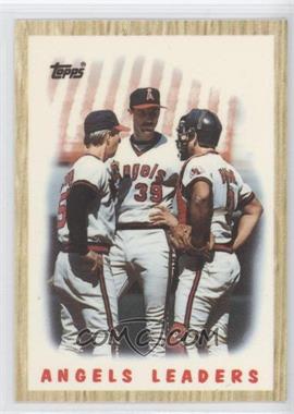 1987 Topps - [Base] - Tiffany #556 - Team Leaders - California Angels