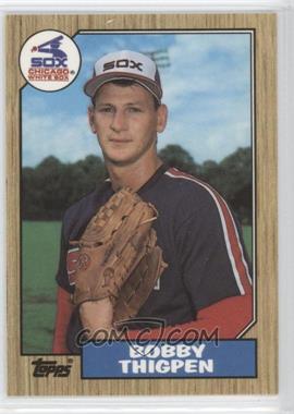 1987 Topps - [Base] - Tiffany #61 - Bobby Thigpen