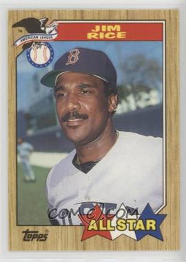 1987 Topps - [Base] - Tiffany #610 - All Star - Jim Rice