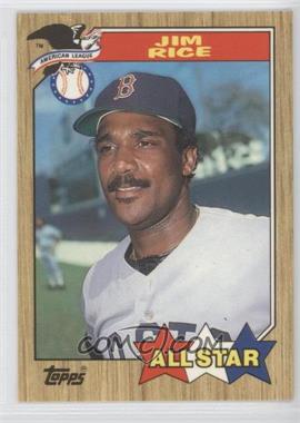 1987 Topps - [Base] - Tiffany #610 - All Star - Jim Rice