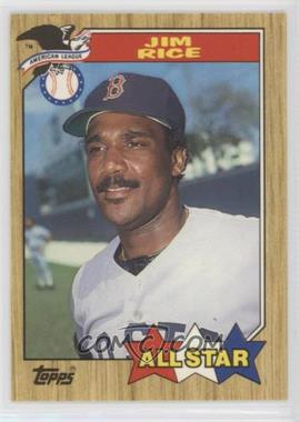 1987 Topps - [Base] - Tiffany #610 - All Star - Jim Rice