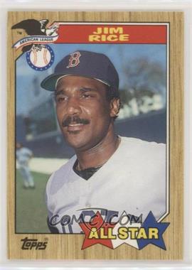 1987 Topps - [Base] - Tiffany #610 - All Star - Jim Rice