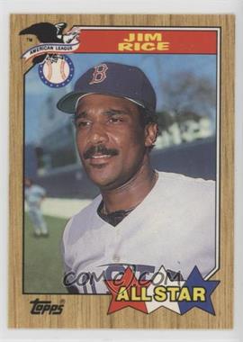 1987 Topps - [Base] - Tiffany #610 - All Star - Jim Rice