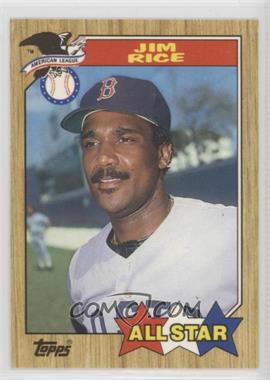 1987 Topps - [Base] - Tiffany #610 - All Star - Jim Rice