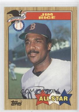 1987 Topps - [Base] - Tiffany #610 - All Star - Jim Rice