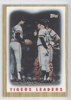 1987 Topps - [Base] - Tiffany #631 - Team Leaders - Detroit Tigers
