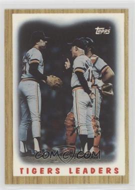 1987 Topps - [Base] - Tiffany #631 - Team Leaders - Detroit Tigers