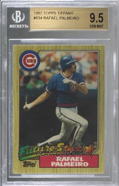 1987 Topps - [Base] - Tiffany #634 - Future Stars - Rafael Palmeiro [BGS 9.5 GEM MINT]