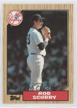 1987 Topps - [Base] - Tiffany #665 - Rod Scurry