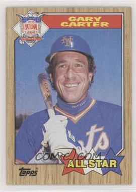 1987 Topps - [Base] - Wrong Back #602.wb - All Star - Gary Carter (Gary Lucas Back)