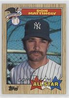 All Star - Don Mattingly (Joaquin Andujar Back, TM on front)