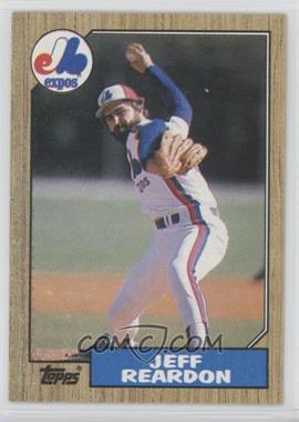 1987 Topps - [Base] #165 - Jeff Reardon [EX to NM]