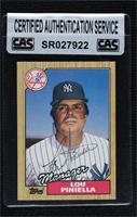 Lou Piniella [CAS Certified Sealed]