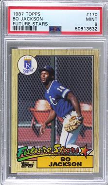 1987 Topps - [Base] #170 - Future Stars - Bo Jackson [PSA 9 MINT]