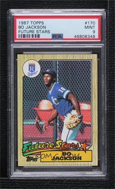 1987 Topps - [Base] #170 - Future Stars - Bo Jackson [PSA 9 MINT]