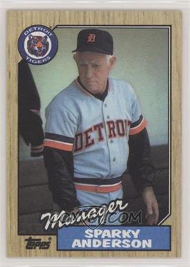 1987 Topps - [Base] #218 - Sparky Anderson