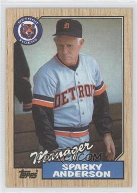 1987 Topps - [Base] #218 - Sparky Anderson