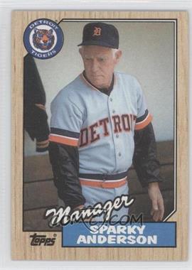 1987 Topps - [Base] #218 - Sparky Anderson