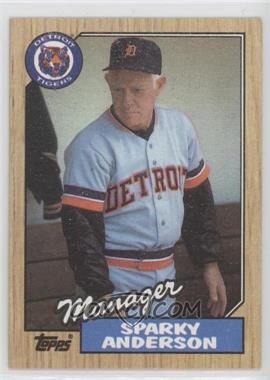 1987 Topps - [Base] #218 - Sparky Anderson