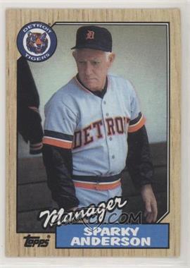 1987 Topps - [Base] #218 - Sparky Anderson