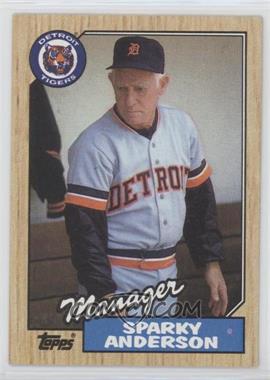 1987 Topps - [Base] #218 - Sparky Anderson