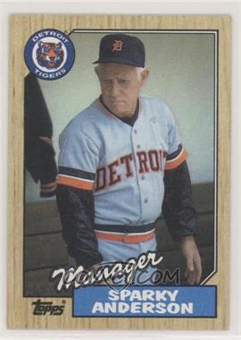 1987 Topps - [Base] #218 - Sparky Anderson